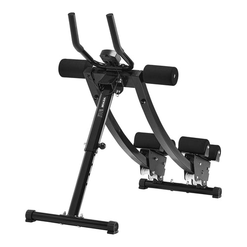 AB Workout Machine, Dual-track Ab Workout Equipment at Home Gym, Core