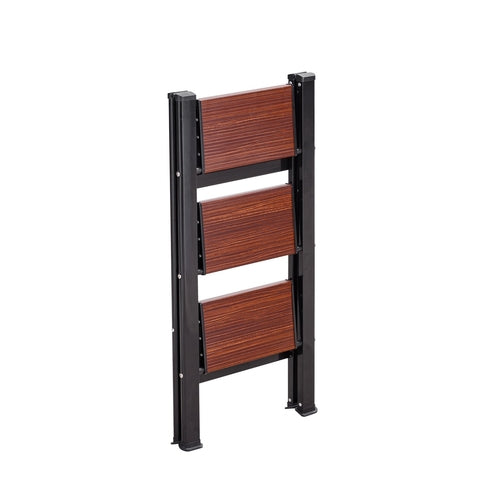 3 Step Ladder, Folding Step Stool with Wide Anti-Slip Pedal and